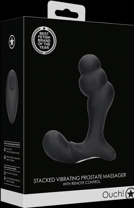 Productafbeelding Ouch! Gestapelde Vibrerende Prostaat Massager met Afstandsbediening