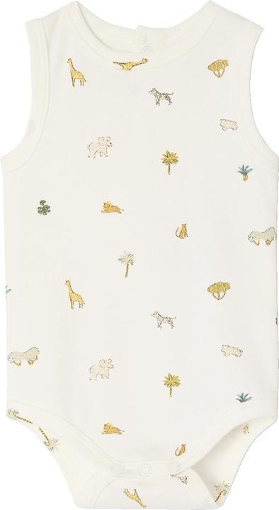 Immagine prodotto Vertbaudet Bio-Kollektion: 5er-Pack ärmellose Baby Bodys mit Tiermotiven (92)