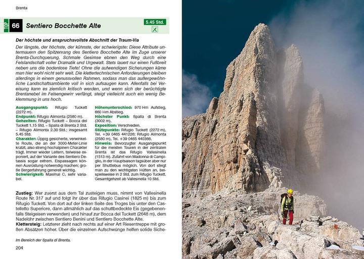 Produktbild Klettersteige Dolomiten - Brenta - Gardasee (Deutsch, Mark Zahel, 2023)