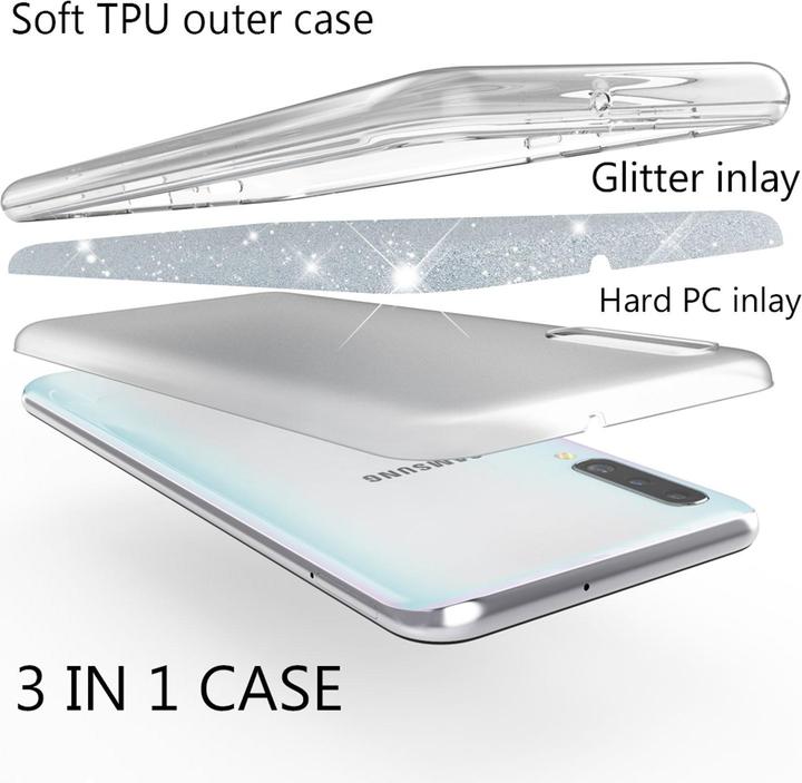 Produktbild Nalia Glitzer Hülle (Samsung Galaxy A50)