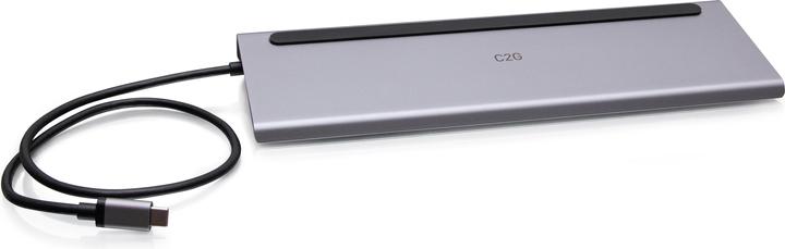 Image du produit C2G Station d'accueil USB-C 10-en-1 triple écran (USB-C, 3 Ports)