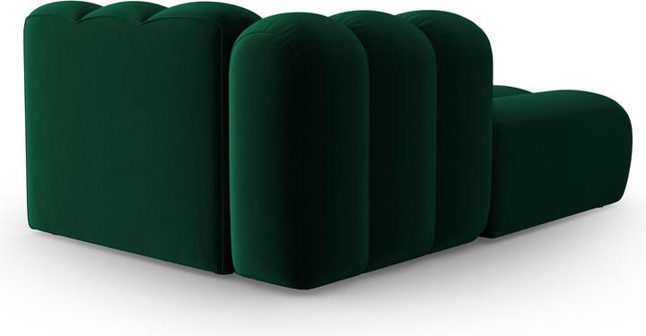 Image du produit Micadoni Velours Méridienne Gauche, "Lupine", 2 Places, 117x177x70Fabriqué en Europe (Chaise longue)