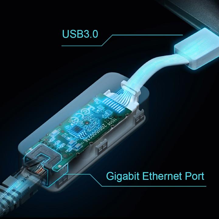 Produktbild TP-Link Ue300 (USB 3.0, RJ45 (1x))