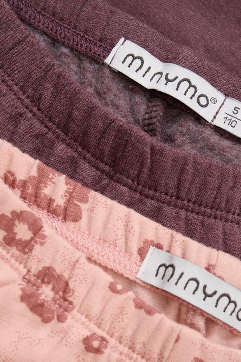 Produktbild Minymo Kid's Sweat Leggings with AOP (2-Pack) (146)