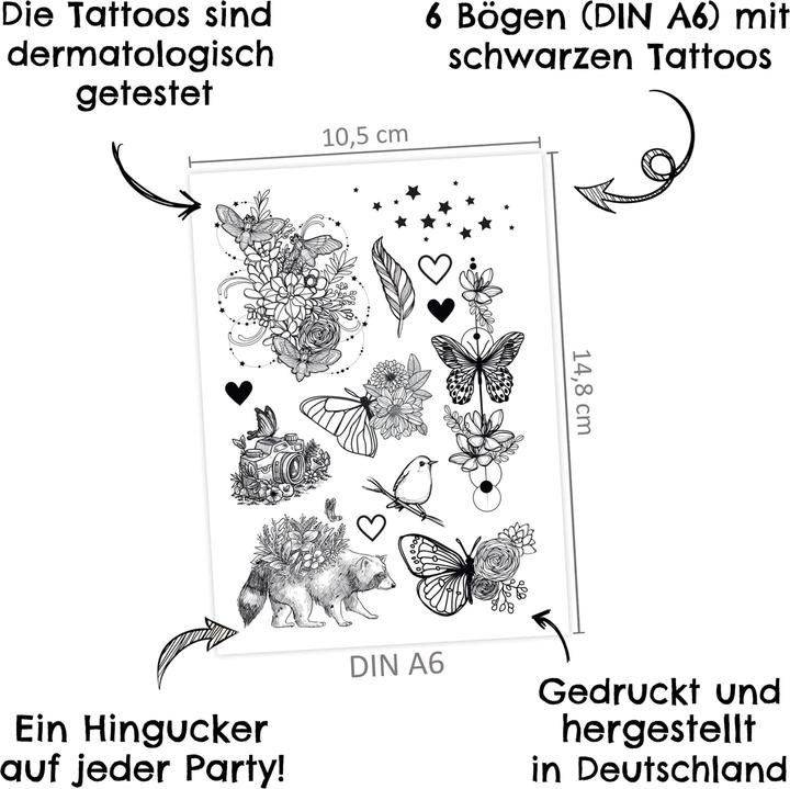 Produktbild Papierdrachen 100 Kindertattoos