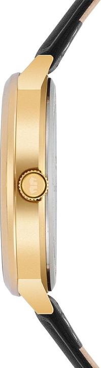Produktbild Quarzuhr Adelsmann Echtleder Gelbgold - 34114 (Analoguhr, 42 mm)