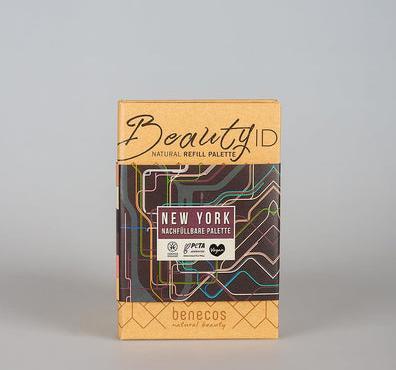 Produktbild Benecos BIO-Palette Small New York - 12g - Beauty ID (Whipped Cream, pearl onyx, ballerina glam, Matt Plum)