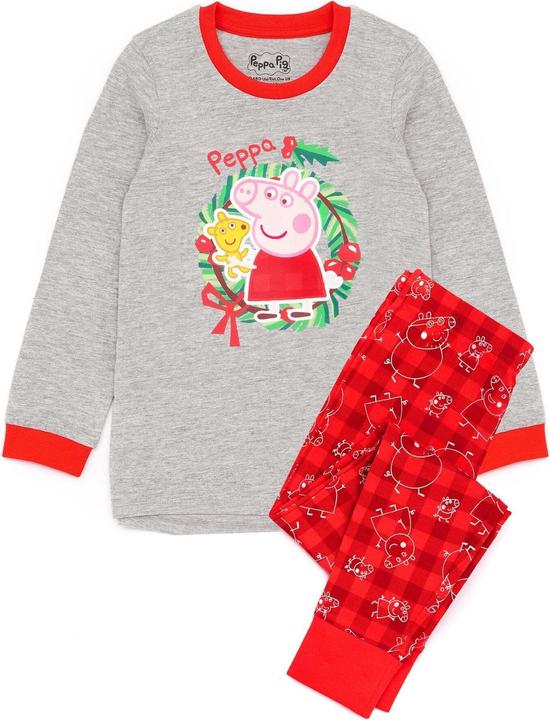 Peppa Pig Schlafanzug Mädchen Weihnachtliches Design
