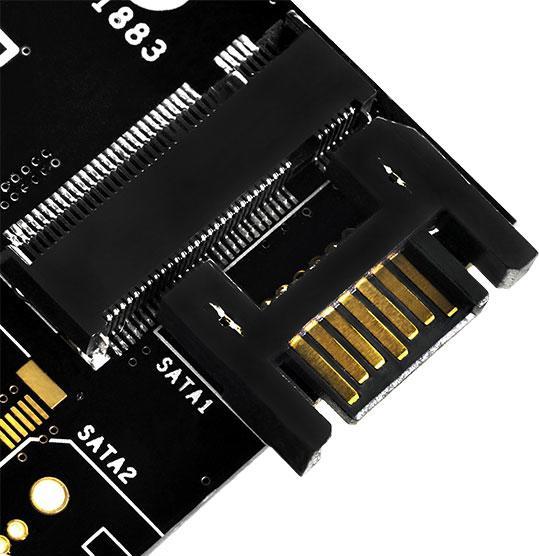 Image du produit Silverstone SST-ECM20 - Contrôleur de stockage - Carte M.2