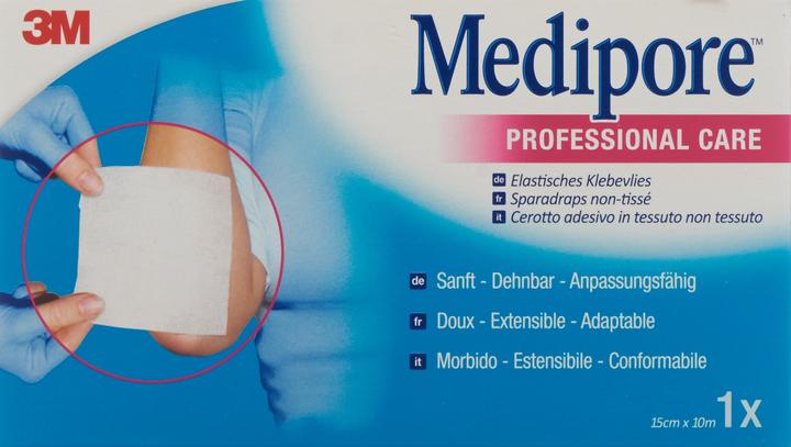 Actual product image 3M Medipore fixation fleece 15cmx10m liner (1 x)