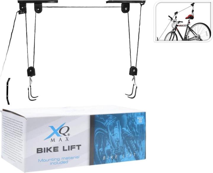 Actual product image Fs-Star FX-Tools bicycle lift ceiling mount 45 kg, colour: black