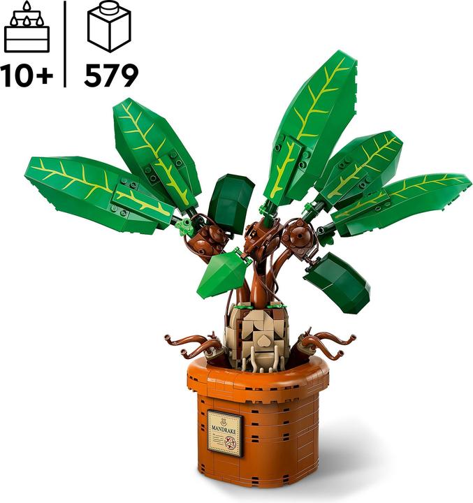 Immagine prodotto LEGO 76433 Pianta della pozione magica: Mandragola (76433, LEGO Harry Potter)