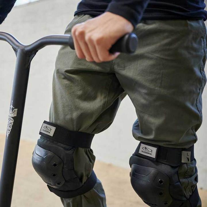Produktbild Hudora Biomechanisches Protektoren-Set Pro, XL (XL, Ellbogenschoner, Knieschoner, 6 Stück)