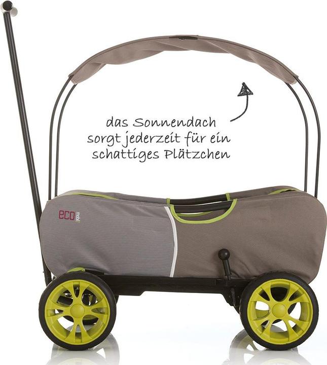 Actual product image Hauck Toys for Kids handcart handcart Eco Mobile - foldable with roof