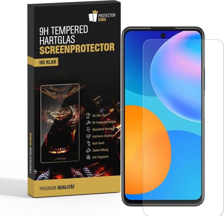 Produktbild Protectorking 3x echtes Tempered 9H Panzerhartglas 3D KLAR (3 Stück, Huawei P Smart (2021))
