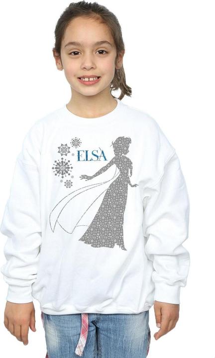 Image du produit Disney - Sweat FROZEN ELSA CHRISTMAS SILHOUETTE - Fille (152, 158)