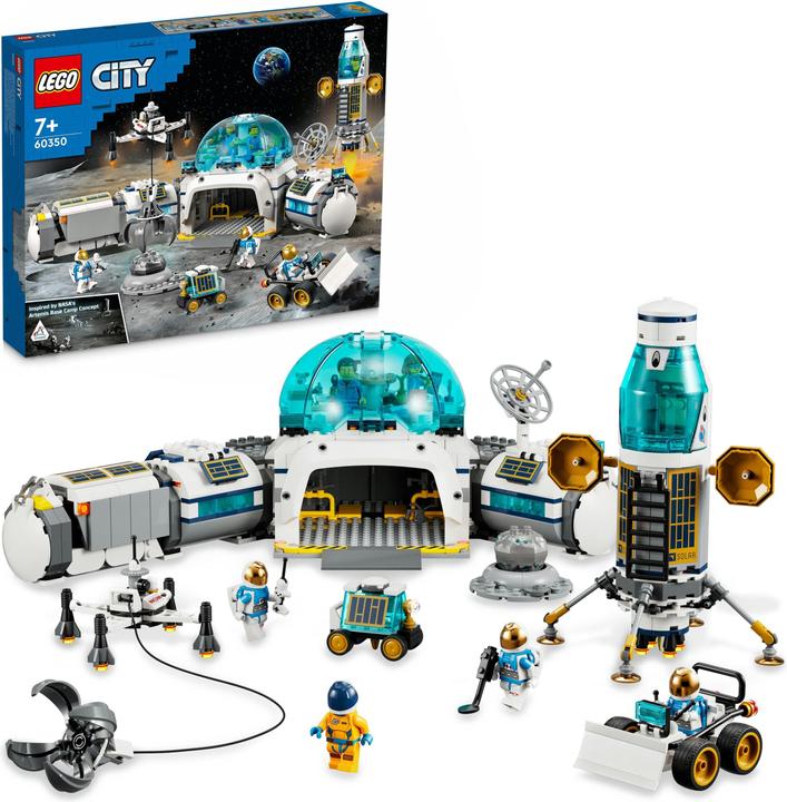 Productafbeelding LEGO Maanonderzoekbasis (60350, LEGO Stad)