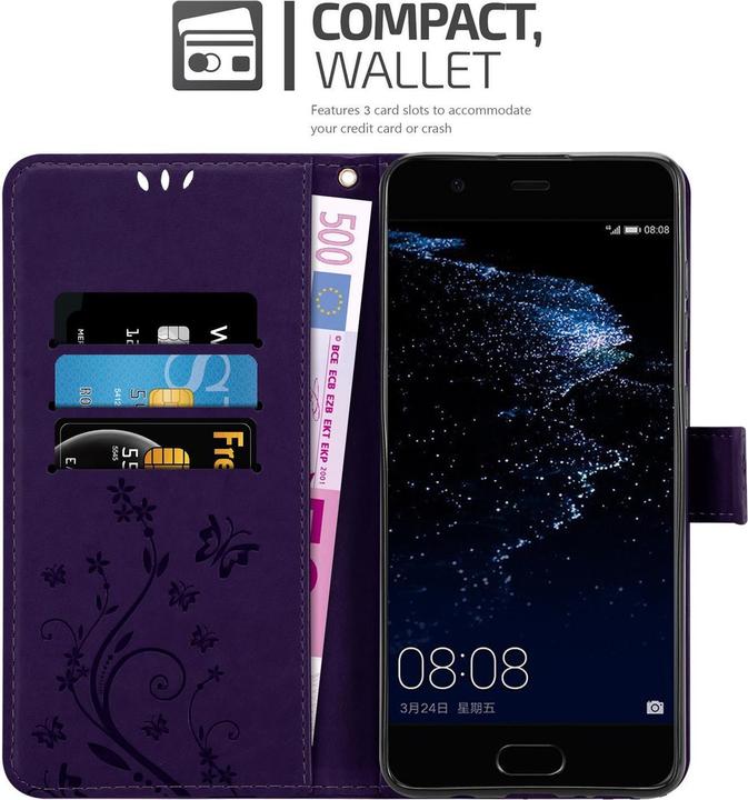 Produktbild Cadorabo Flower Book Cover (Huawei P10 Plus)
