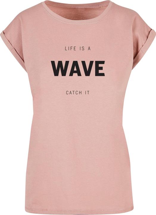 Produktbild Merchcode Ladies Summer - Life is a wave T-Shirt - 118923 (L)