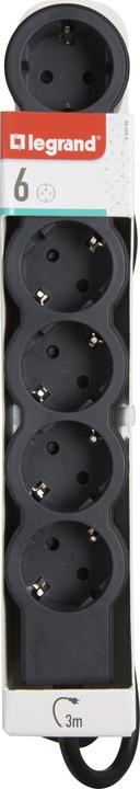 Produktbild Legrand Flache Steckdosenleiste, 6-fach Steckdose (6 x, CEE 16/5, 3 m)