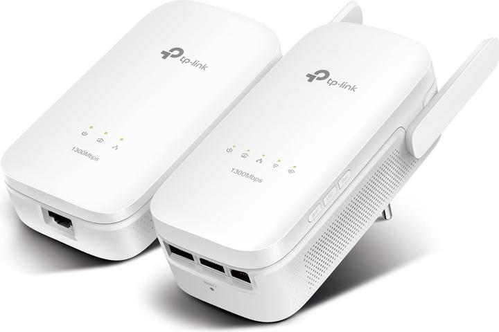 Produktbild TP-Link AV1200 Gigabit Powerline AC WLAN KIT bis zu 1200MBit/s Powerline Datenrate (1200 Mbit/s)