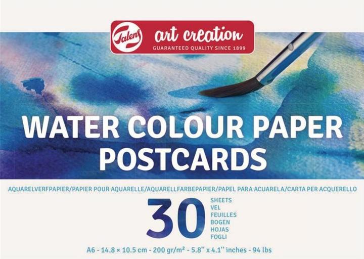 Talens Aquarellpapier Postcards (A6, Blanko)
