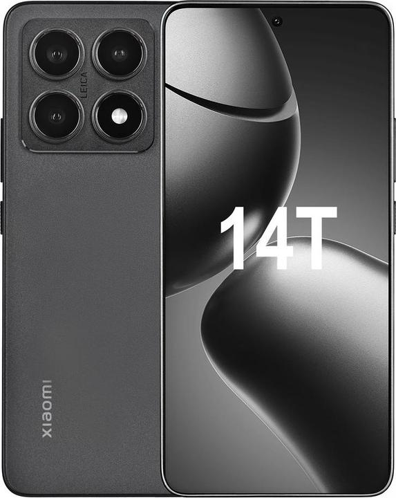 Produktbild Xiaomi 14T (256 GB, Titan Black, 6.67", Dual SIM, 50 Mpx, 5G)