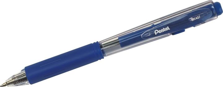 Image du produit Pentel Stylo à bille rétractable BK437, bleu (Bleu, 1 x)