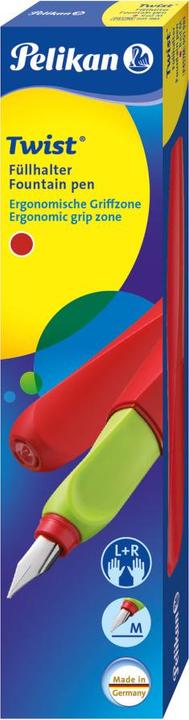 Actual product image Pelikan Twist fountain pen (Red)