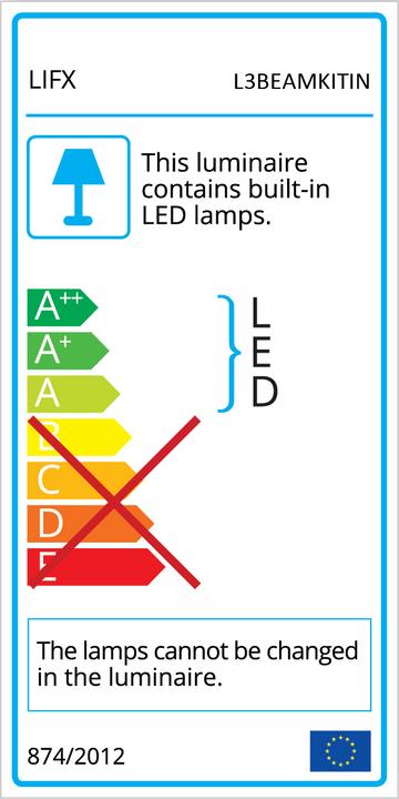 Energie-Label Lifx Beam (1200 lm)