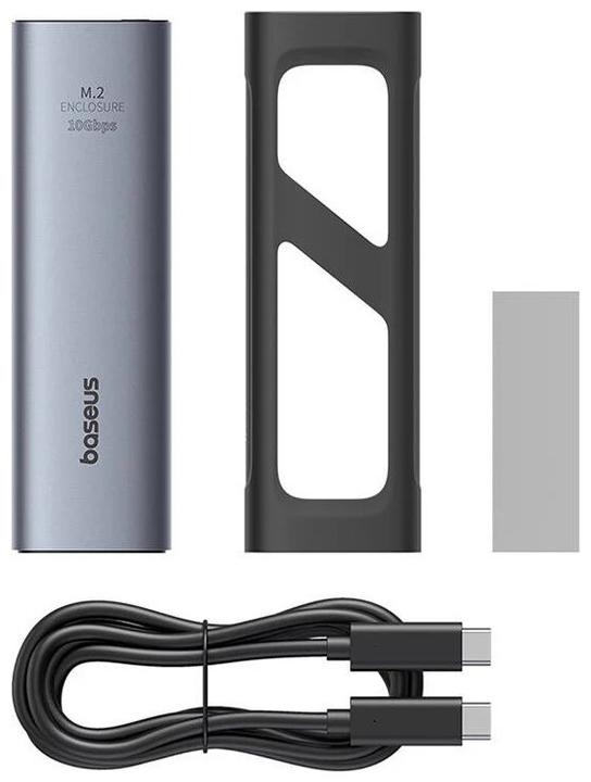 Immagine prodotto Baseus Custodia per SSD della serie FlyJoy (M.2 NVMe) Grigio Spazio (M.2 2242)