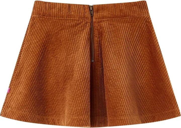 Produktbild VidaXL Kinderrock mit Taschen Cord Cognac 104,Material: 100 (104)