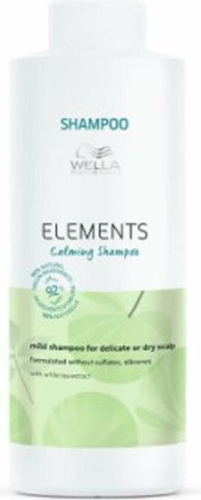 Image du produit Wella Shampooing Elements Calming (1000 ml, Shampoing liquide)