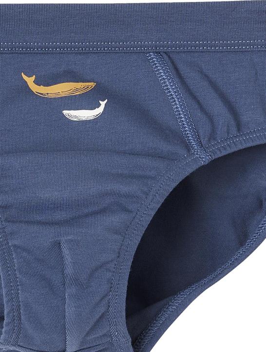 Produktbild Vertbaudet 7er-Pack Jungen Slips mit Bio-Baumwolle, Wale (158, 7er Pack)