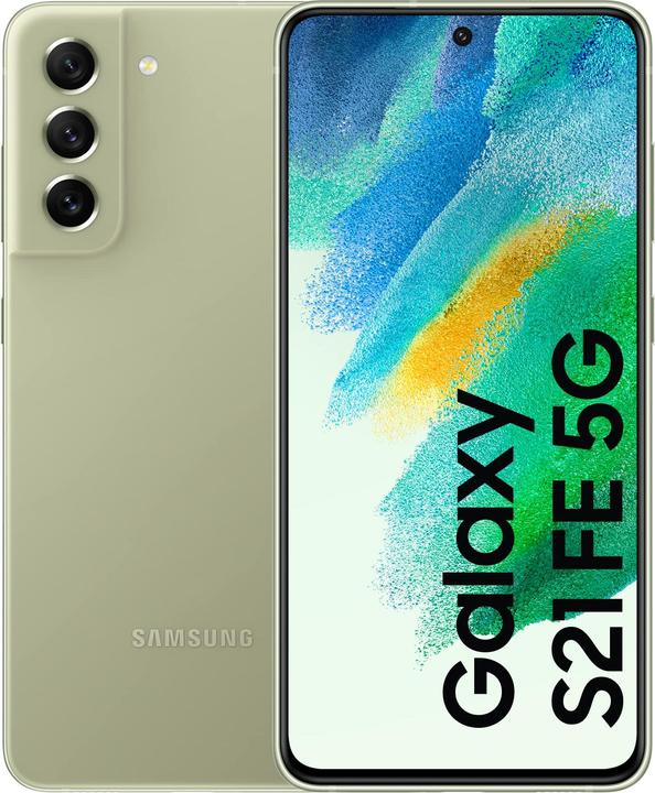 Productafbeelding Samsung Galaxy S21 FE 5G (128 GB, Olijf, 6.40", Dubbele SIM, 12 Mpx, 5G)