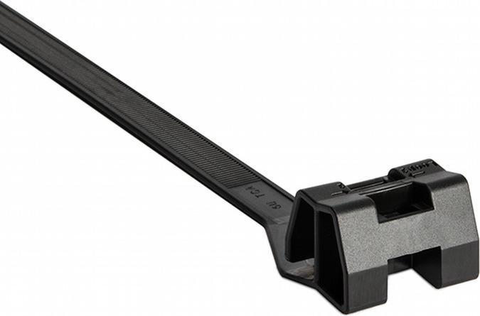 Immagine prodotto HellermannTyton Fascette di fissaggio dentate esternamente per una guida parallela 420x127 resistenti agli urti e (Fascette in plastica, 420 mm, 500 pz.)