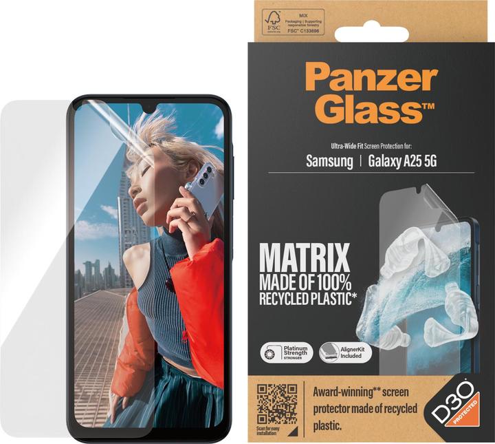 Actual product image PanzerGlass Matrix (1 Piece, Samsung Galaxy A25 5G)