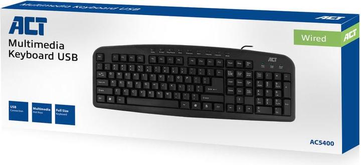 Produktbild Keyboard USB (Qwerty/US layout) (US, Kabelgebunden)