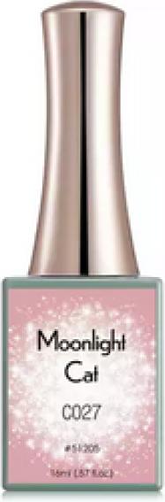 Image du produit Canni Vernis en gel Moonlight Cat C027 UV/LED (Rose pâle scintillant, Vernis à ongles effet gel)