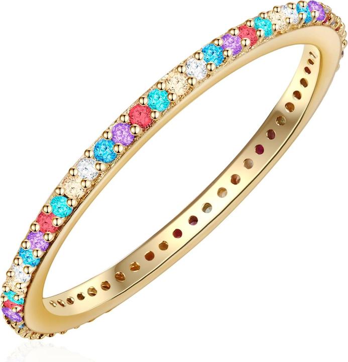Actual product image Lulu & Jane Ladies ring brass - 35668 (58)