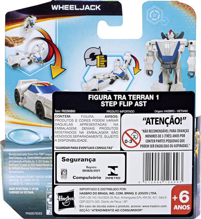 Image du produit Transformers EarthSpark 1-Step Flip Changer Wheeljack
