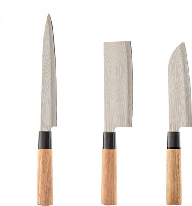 Actual product image TOP Japanese knife set (34 cm)