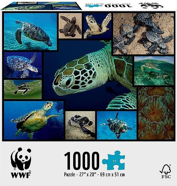 Actual product image WWF Turtle Puzzle (1000 pieces)
