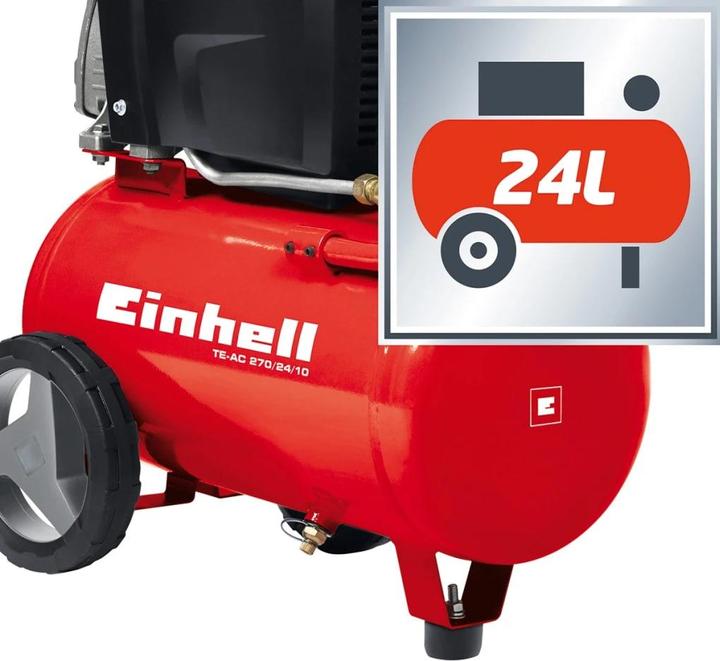 Immagine prodotto Einhell Compressore ad aria compressa 24 l 10 b (10 bar, 24 l)