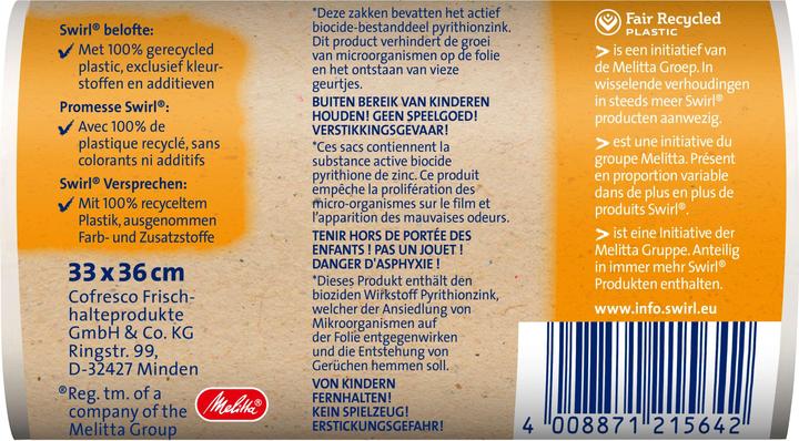 Actual product image Swirl Bath & Cosmetics bin liners 5 l, 40 pieces (40 x, 5 l)