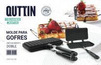 Image du produit Quttin moule à gaufres double en aluminium