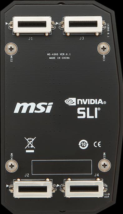 Actual product image MSI HB SLI-Bridge (8 cm)
