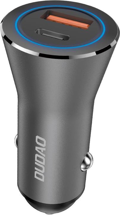 Dudao Car Charger 45W PD + QC5.0 1xUSB+1XType C