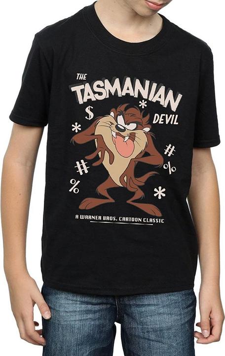 Actual product image Looney Tunes Boys Tasmanian Devil Vintage Cotton T-Shirt (116)