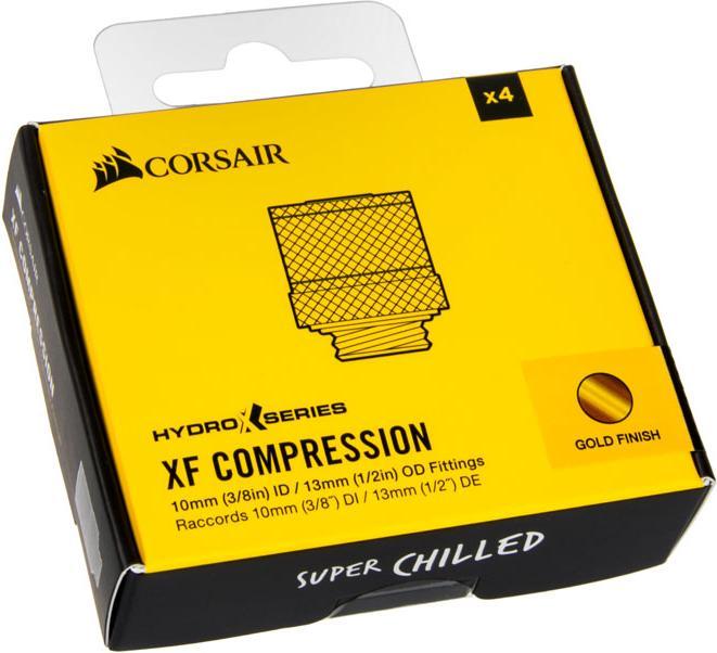Actual product image Corsair Hydro X Series Fitting XF Softline 4-pack